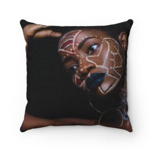 Ask Lioness™ Tribal Queen Spun Polyester Square Pillow