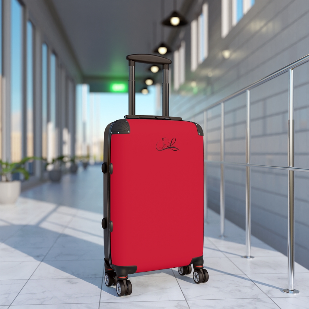 Ask Lioness™ Dark Red Suitcases - Image 22