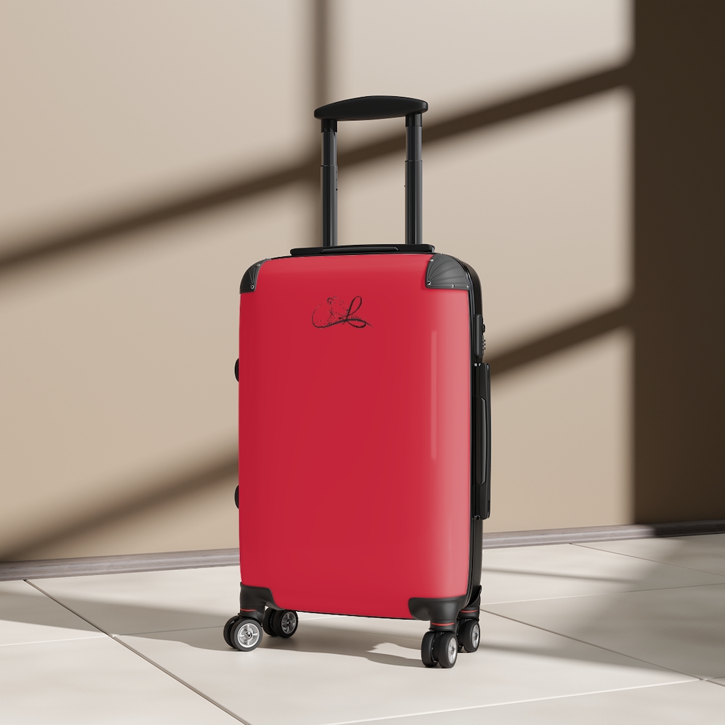 Ask Lioness™ Dark Red Suitcases - Image 23