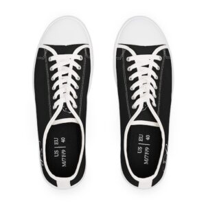 Ask Lioness™ Women's Ebony and Ivory Low Top Sneakers