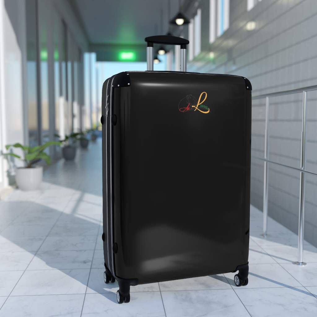 Ask Lioness™ Black Rasta Suitcases - Image 3