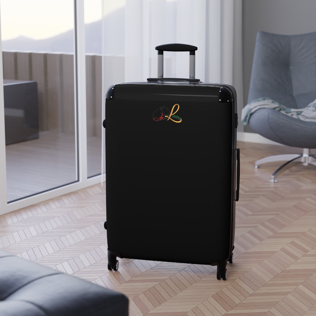Ask Lioness™ Black Rasta Suitcases - Image 5