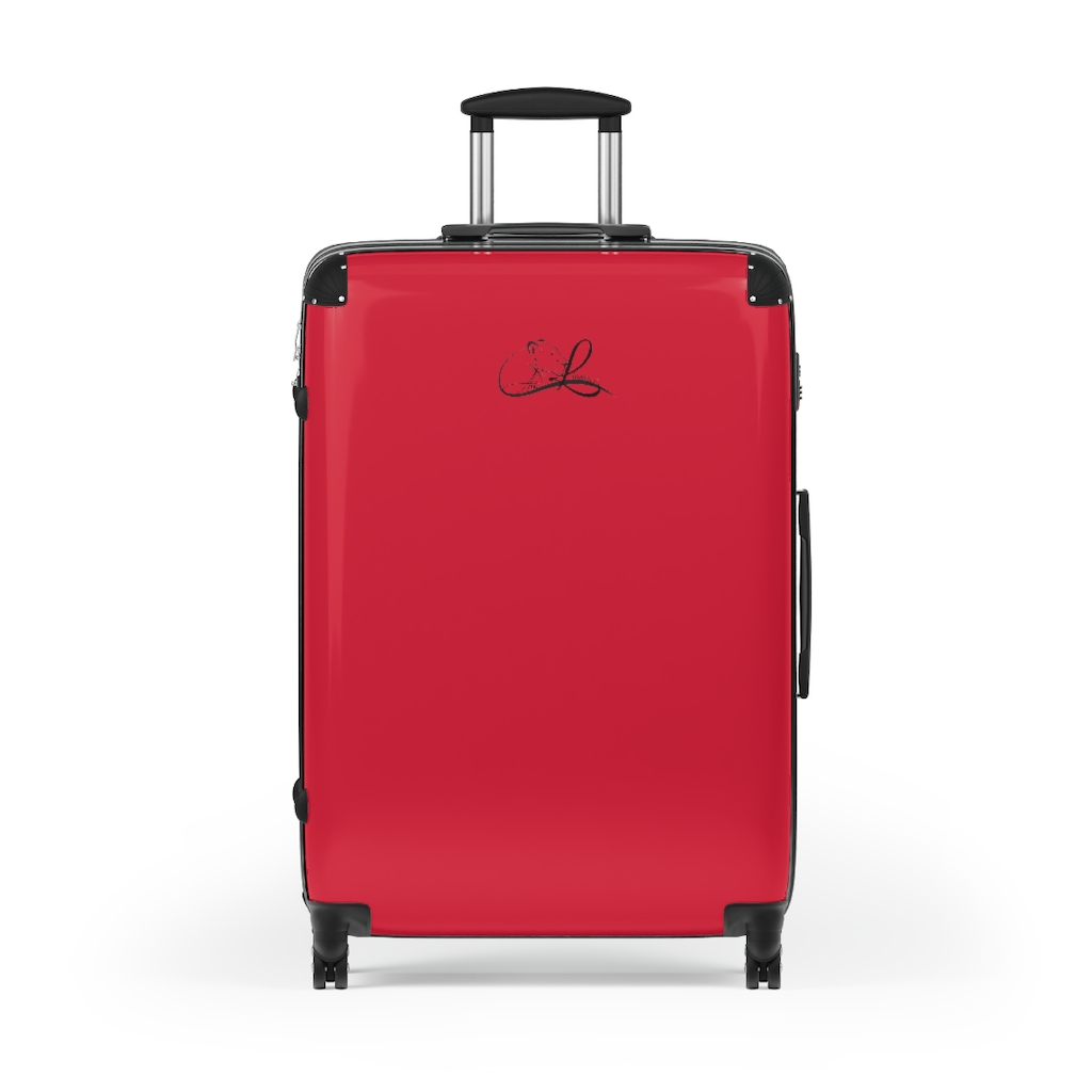 Ask Lioness™ Dark Red Suitcases